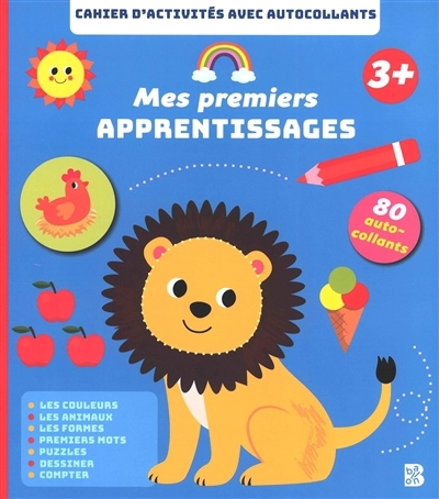 Mes premiers apprentissages 3+ : cahier d'activités avec autocollants | Rypens, An (Illustrateur)