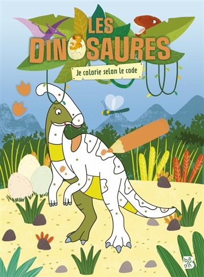 dinosaures : Je colorie selon le code (Les) | 
