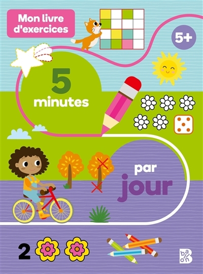 Mon livre d'exercices : 5 minutes par jour : 5+ | KaaTigo