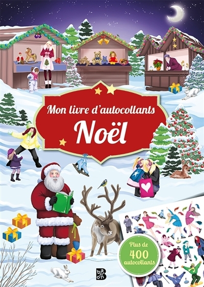 Mon livre d'autocollants : Noël | 