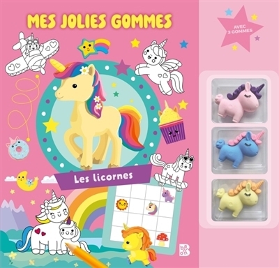 Mes jolies gommes : Les licornes | 