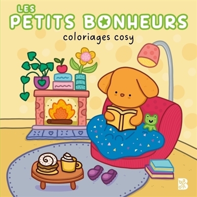 Coloriages cosy : Les petits bonheurs | 
