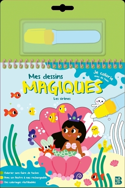 Mes dessins magiques : Les sirènes | Fleury, Marine