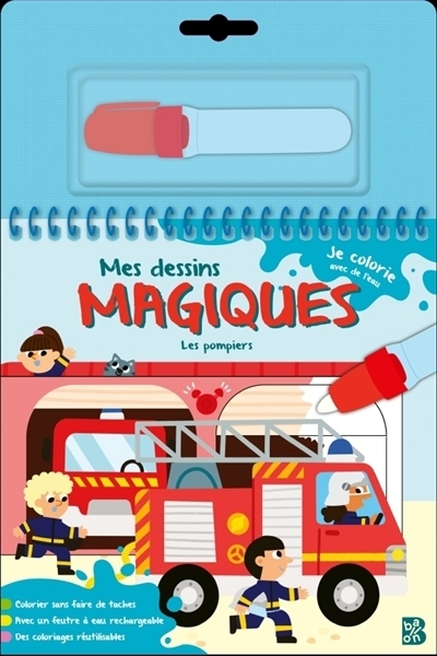 Mes dessins magiques : Les pompiers | Fleury, Marine
