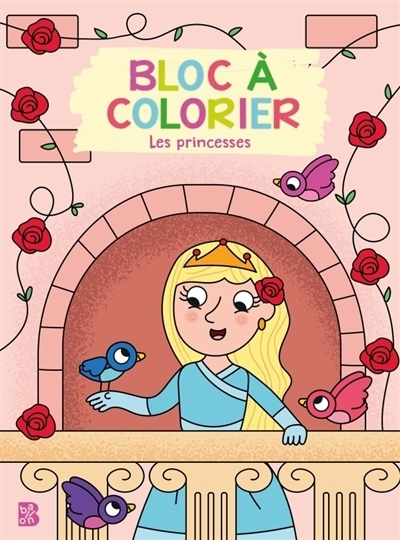 Bloc à colorier : Les princesses | 