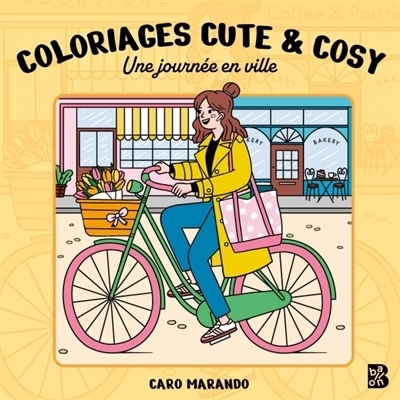 Coloriages cute & cosy : Une journée en ville | 