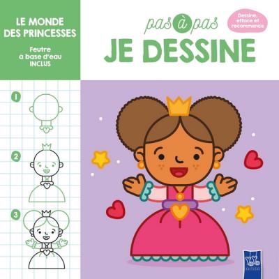 Pas à pas, je dessine - Le monde des princesses | 