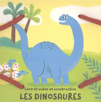 dinosaures : livre et cubes de construction (Les) | 