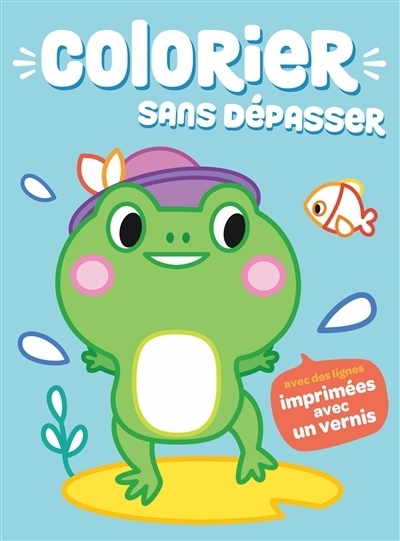 Colorier sans dépasser : Grenouille | 