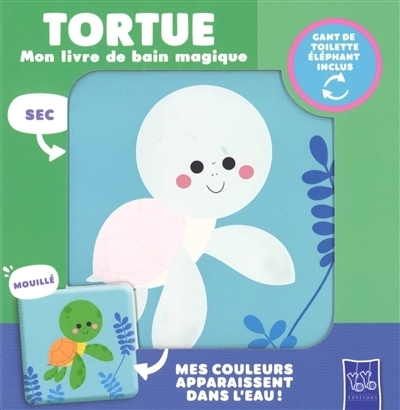 Tortue : Mon livre de bain magique | Sabater, Elsa