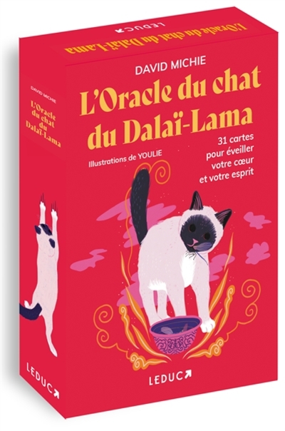 L'oracle du chat du dalaï-lama : 31 cartes pour éveiller votre coeur et votre esprit | Michie, David (Auteur) | Youlie dessine (Illustrateur)