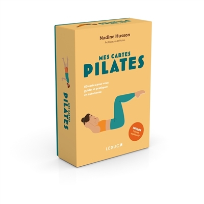 Mes cartes Pilates : 60 cartes pour vous guider et pratiquer en autonomie | Husson, Nadine (Auteur)