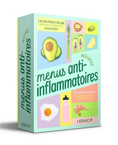 Mes cartes menus anti-inflammatoires | Proust-Millon, Laetitia | Lefief-Delcourt, Alix