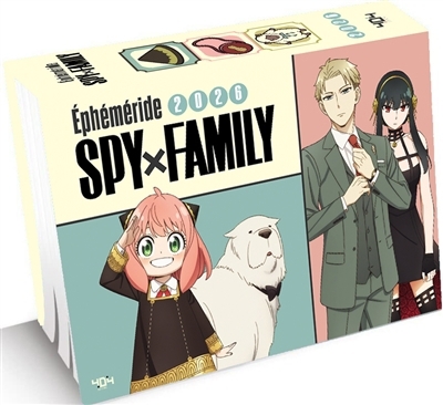 Ephéméride : Spy x Family | Endo, Tatsuya (Auteur) | CRUNCHYROLL (Auteur)