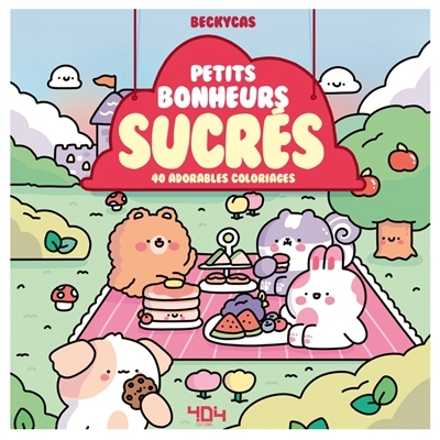Petits bonheurs sucrés : 40 adorables coloriages | Cas, Becky
