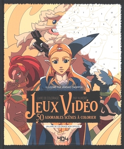 Jeux vidéo : 50 adorables scènes à colorier | Chopper, Jérémie