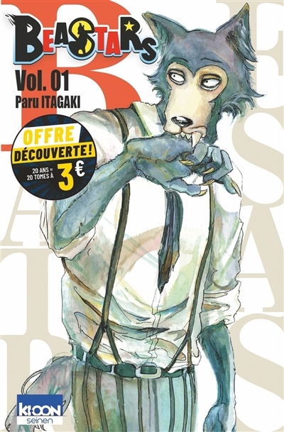 Beastars T.01 (Éd. prix découverte) | Itagaki, Paru (Auteur)