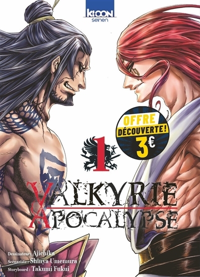Valkyrie apocalypse T.01 | Umemura, Shinya (Auteur) | Ajichika (Illustrateur) | Fukui, Takumi (Illustrateur)