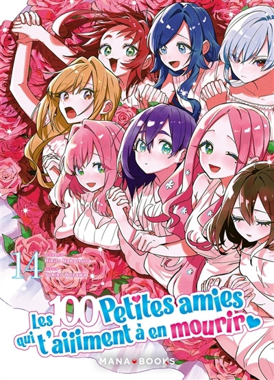 Les 100 petites amies qui t'aiiiment à en mourir T.14 | Nakamura, Rikito (Auteur) | Nozawa, Yukiko (Illustrateur)