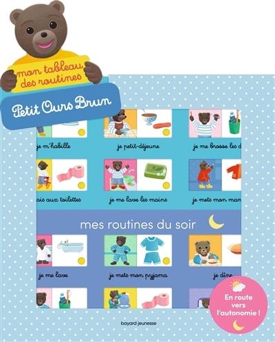 Mon tableau des routines Petit Ours Brun : en route vers l'autonomie ! | Ressources et matériels