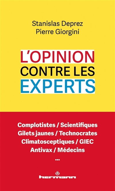 opinion contre les experts (L') | Deprez, Stanislas | Giorgini, Pierre