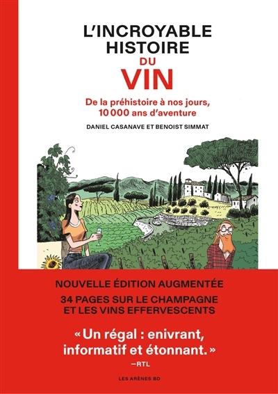 L'incroyable histoire du vin : de la préhistoire à nos jours, 10.000 ans d'aventure | Simmat, Benoist