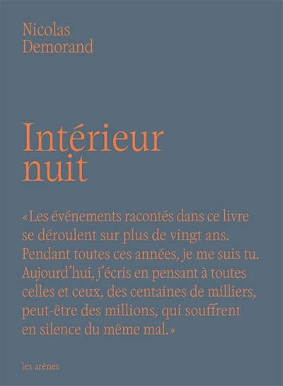 Intérieur nuit | Demorand, Nicolas