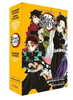 Coffret : Demon Slayer : Kimetsu no yaiba T.15 + T.06 roman jeunesse | Gotouge, Koyoharu (Auteur) | Matsuda, Shuka (Auteur)