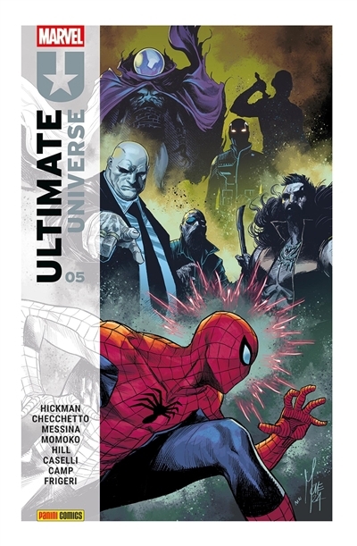Ultimate universe T.05 | Hickman, Jonathan (Auteur) | Momoko, Peach (Auteur) | Hill, Bryan Edward (Auteur) | Camp, Deniz (Auteur) | Checchetto, Marco (Illustrateur) | Messina, David (Illustrateur) | Caselli, Stefano (Illustra