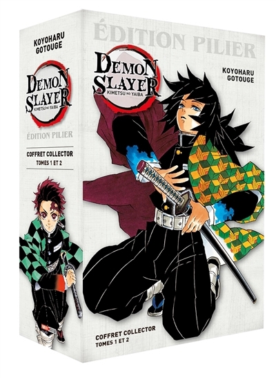 Demon slayer : coffret collector - Édition Pilier T.01 et T.02 | Gotouge, Koyoharu