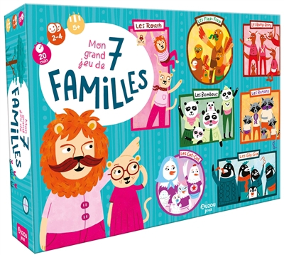 Mon grand jeu de 7 sept familles | Enfants 5–9 ans 