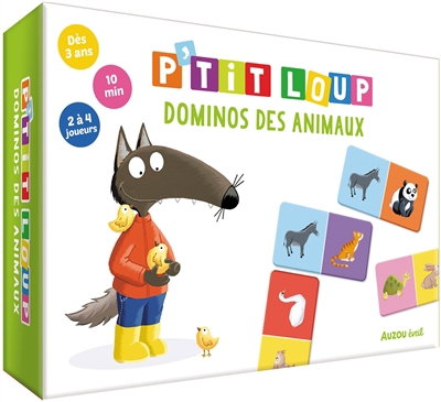 P'tit Loup : dominos des animaux | Sensoriel et moteur