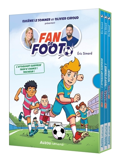 Coffret : Fan de foot T.01 à T.03 | Simard, Eric (Auteur) | Friha, Karim (Illustrateur)