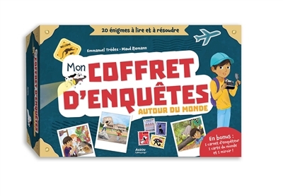 Mon coffret d'enquêtes autour du monde | Trédez, Emmanuel (Auteur) | Riemann, Maud (Illustrateur)