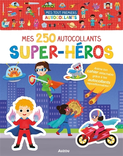 Mes 250 autocollants super-héros | Wu, Yi-Hsuan (Illustrateur)