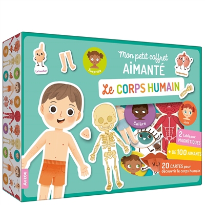 Corps humain : mon petit coffret aimanté (Le) | Jeux magnétiques