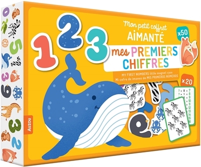 Mes premiers chiffres : mon petit coffret aimanté  | Jeux magnétiques