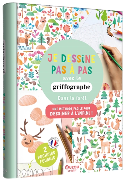 Je dessine pas à pas avec le griffographe : une méthode facile pour dessiner à l'infini !. Dans la forêt | Jourdain, Hélène (Auteur)