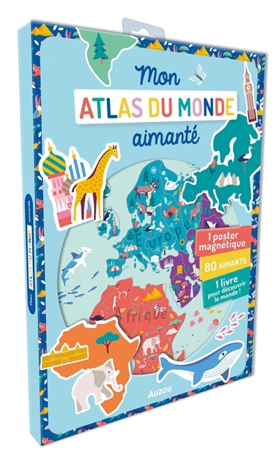 Mon atlas du monde aimanté | Taylor, Nadia (Illustrateur)