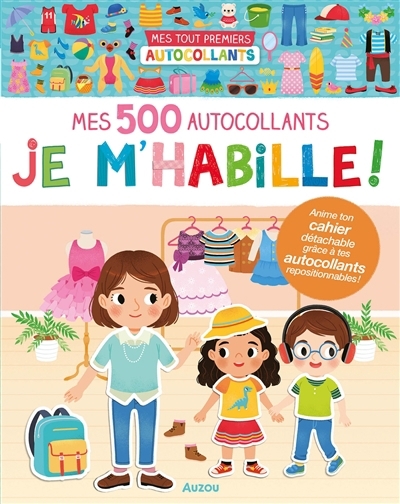 Je m'habille : mes 500 autocollants | Wu, Yi-Hsuan (Illustrateur)