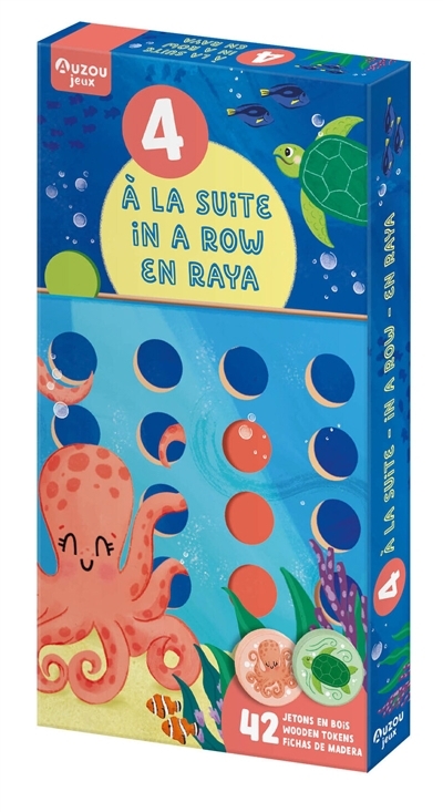 4 à la suite : 4 in a row : 4 en raya | Jeux collectifs & Jeux de rôles