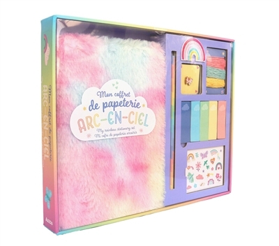 Mon coffret papeterie arc-en-ciel | Monnier, Sandrine (Illustrateur)