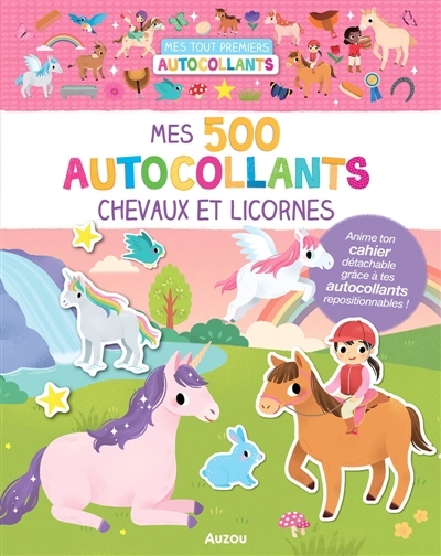 Mes tout premiers autocollants : 500 autocollants chevaux et licornes | Wu, Yi-Hsuan