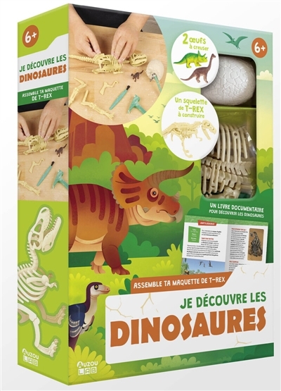 Auzou lab' : je découvre les dinosaures | Science et technologie
