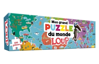 Mon grand puzzle du monde loup | Casse-têtes