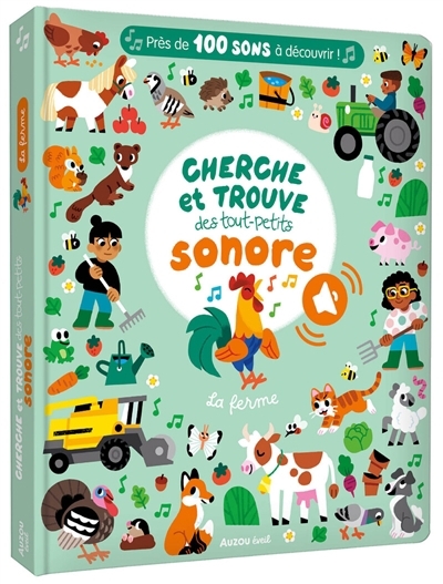La ferme : cherche et trouve des tout-petits sonore | Stoyva, Mei (Illustrateur)