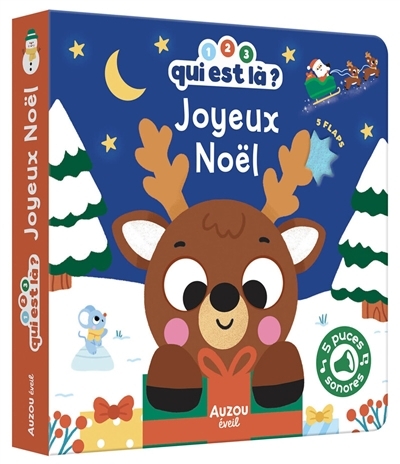 1 2 3 Qui est là ? - Joyeux Noël ! | Vautier, Vanessa (Auteur)