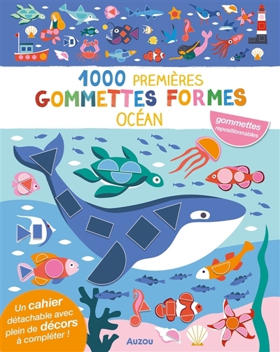 1000 premières gommettes formes océan | Taylor, Nadia (Illustrateur)