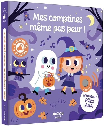Mes comptines même pas peur ! | Cabrol, Emmanuelle (Auteur) | Americo, Tiago (Illustrateur)