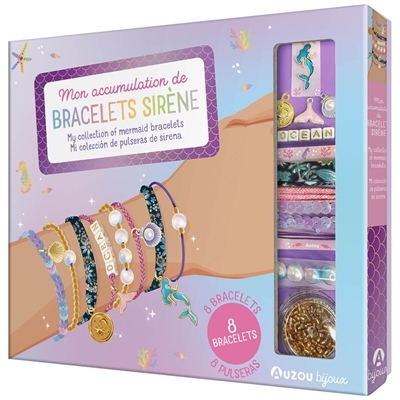 Mon accumulation de bracelets sirène - 8 bracelets  | Bijoux et accessoires mode